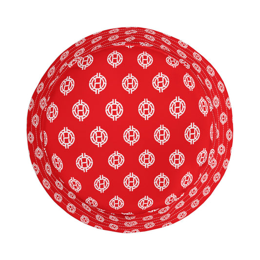 Hustleosophy Red Baller Bucket Hat