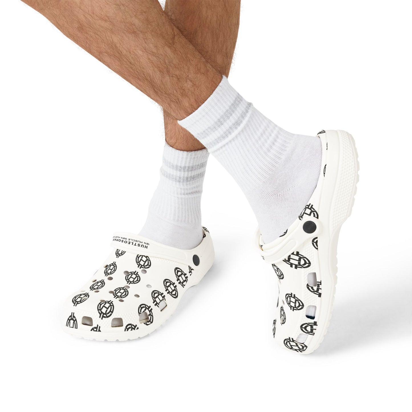 Hustleosophy "Spinners" (White/White)