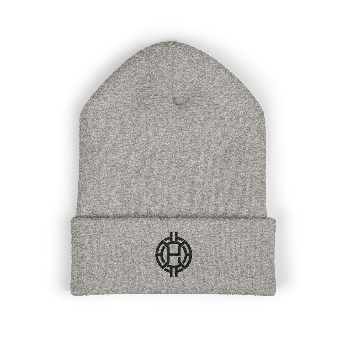 "Cold Hustle" Beanie Cap (Black Logo)