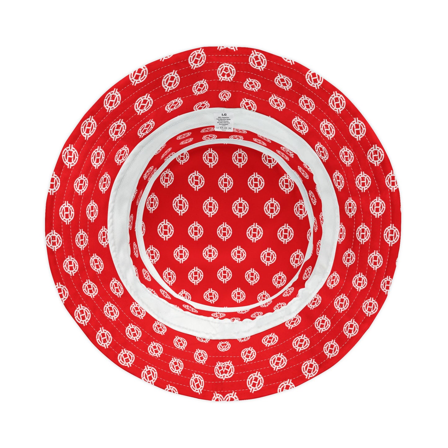 Hustleosophy Red Baller Bucket Hat