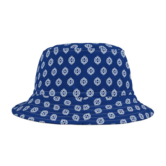 Hustleosophy Blue Baller Bucket Hat
