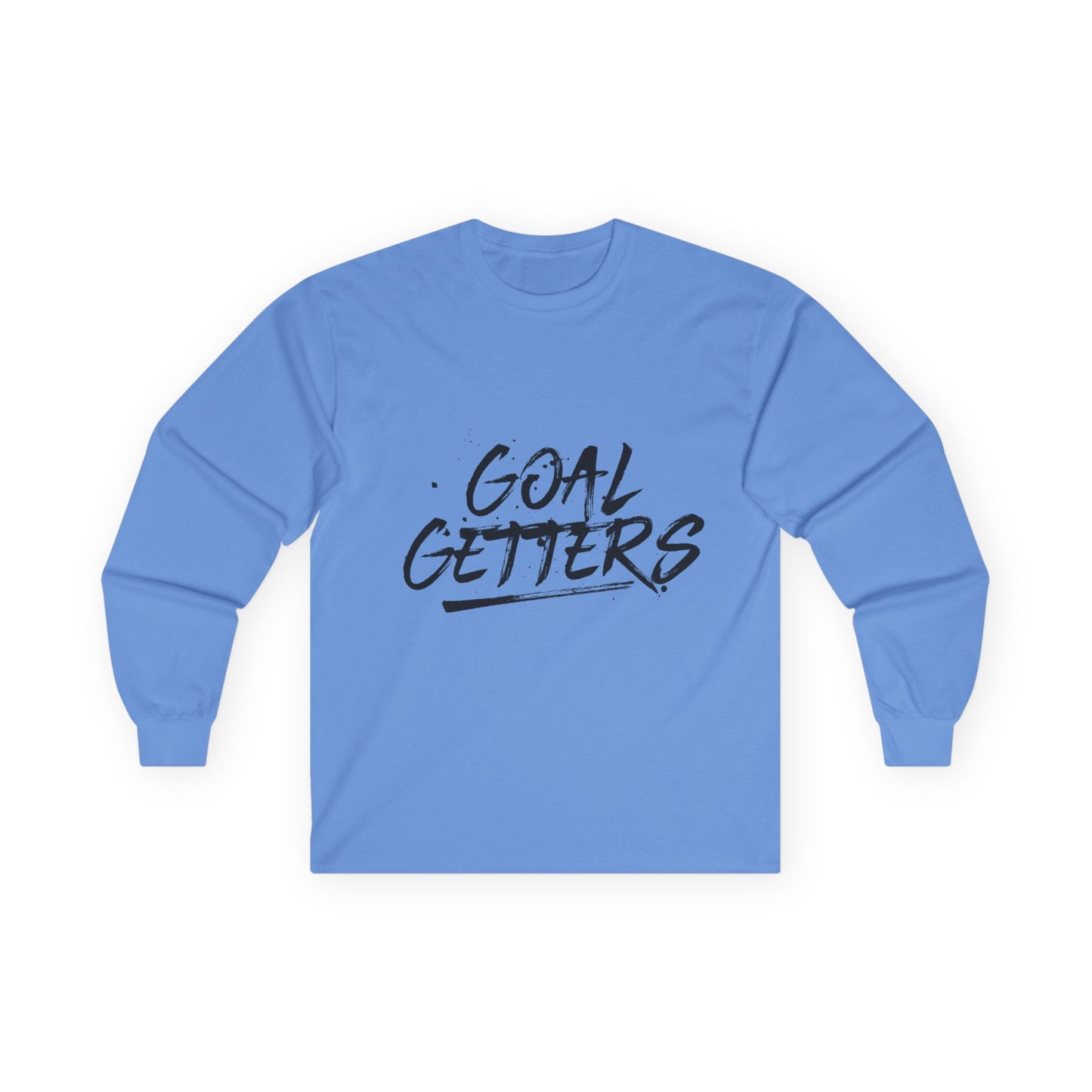 "Goal Getters" Unisex Long sleeve Tee (Black Logo)